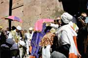 Proces� b�hem Timkatu. Lalibela. Etiopie.