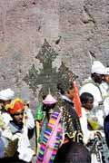 Proces� b�hem Timkatu. Lalibela. Etiopie.