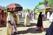 Proces� b�hem Timkatu. Lalibela. Sever, Etiopie.