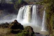 Vodop�d na Modr�m Nilu. Bahar Dar. Sever, Etiopie.