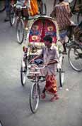 Rik�a v Dh�ce. Banglad�.