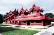 Mandalajsk� pal�c. Myanmar (Barma).