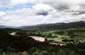 Okol� vesnice Hsipaw. Myanmar (Barma).