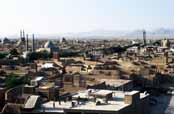 Pohled na m�sto Yazd. �r�n.