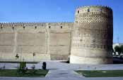 Pevnost Arg-e Karim Khani ve m�st� Shiraz. �r�n.