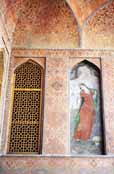 Malba v pal�ci Ali Qapu. Esfahan. �r�n.