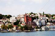 Okol� Bosporu, Istanbul. Turecko.