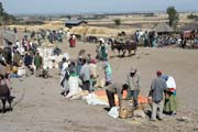 Trh, ji�n� od Addis Abbeby. Jih, Etiopie.