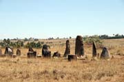 Menhiry, Tiya, ji�n� od Addis Abbeby. Jih, Etiopie.