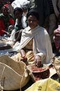 Trh, ji�n� od Addis Abbeby. Jih, Etiopie.