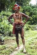 Mentawajsk� mu�. Ostrov siberut. Sumatra, Indon�sie.
