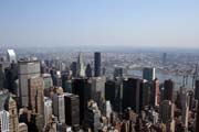 Pohled z Empire State Building, Manhattan, New York. Spojen� st�ty americk�.