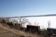 Madein Rock, �eka Mississippi, Minnesota. Spojen� st�ty americk�.