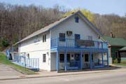 Taylors Falls, �dol� �eky St Croix, Minnesota. Spojen� st�ty americk�.