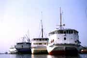 Star� p��stav Sunda Kelapa v Jakart�. J�va, Indon�sie.