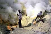 Sopka Kawah Ijen. J�va, Indon�sie.