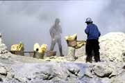 Sopka Kawah Ijen. J�va, Indon�sie.