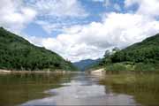 �eka Mekong v severn�m Laosu. Laos.