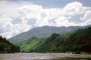 �eka Mekong v severn�m Laosu. Laos.