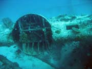 Pot�p�n� u ostrova Biak, lokalita Catalina wreck. Papua, Indon�sie.