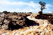 Vodop�dy na �ece Mekong - provincie Si Phan Don. Laos.