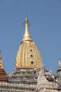 Chr�my v Baganu se rozkl�daj� na plo�e 42 km �tvere�n�ch. V�t�ina chr�m� byla postavena v letech 1000-1200, kdy byl Bagan hlavn�m m�stem prvn� Barmsk� ��e. Myanmar (Barma).
