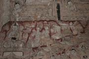 V n�kter�ch chr�mech se st�le dochovaly vnit�n� malby. Bagan. Myanmar (Barma).
