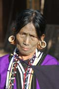 �ena z etnika Dai Chin, vesnice Mindat, provincie Chin. Myanmar (Barma).