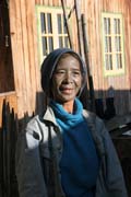 �ena z etnika Dai Chin, vesnice Mindat, provincie Chin. Myanmar (Barma).