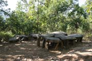 Tradi�n� hroby lid� Chin. Provincie Chin. Myanmar (Barma).