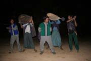 Tradi�n� tance lid� Chin. Vesnice Aye, provincie Chin. Myanmar (Barma).