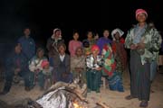 Kapela, kter� hraje k tradi�n� tanc�m. Vesnice Aye, provincie Chin. Myanmar (Barma).