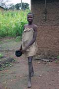 Chlapec z etnika Somba (n�kdy t� naz�van� lid� Betamarib�). Oblast Boukoumb�. Benin.