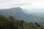 Podle do n�in sm�rem na Togo. Oblast Boukoumb�. Benin.