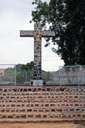 Zn�m� katolick� kostel v Dassa Zoum�. Benin.