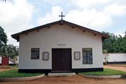 Kostel v pevnosti ve m�st� Ouidah. Benin.