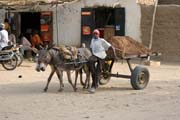 P�evoz stavebn�ho materi�lu. Oblast jezera �ad. Kamerun.