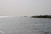 �st� �eky Chari a pohled na jezero �ad. Kamerun.
