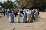 Trh na b�ehu �eky Chari. Oblast jezera �ad. Kamerun.