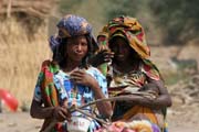 Trh na b�ehu �eky Chari. Oblast jezera �ad. Kamerun.