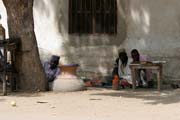 Ulice ve m�st� Maroua. Kamerun.