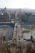 Pohled z Letn� na �ech�v most, Praha. �esk� republika.