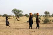 �eny z ko�ovn�ho etnika Wodaab�. Niger.
