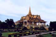 Kr�lovsk� pal�c v Phnom Penhu. Kambod�a.
