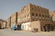 Hlin�n� pal�c ve m�st� Tarim. Oblast Wadi Hadramawt. Jemen.
