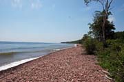 Jezero Superior, nejvet�� sladkovodn� jezero na svete podle plochy, North Shore, Minnesota. Spojen� st�ty americk�.