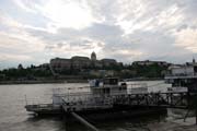 Pohled z n�b�e�� od Dunaje, Buda, Budape��. Ma�arsko.