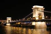 �et�zov� most (Sz�chenyi L�nch�d), Budape��. Ma�arsko.