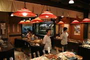 Trh s j�dlem Nishiki, Kj�to. Japonsko.