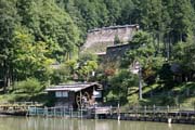 Skanzen Hida Folk Village (Hida no Sato) u m�sta Takayama. Japonsko.